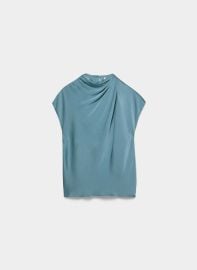 Nominee Satin Blouse at Aritzia
